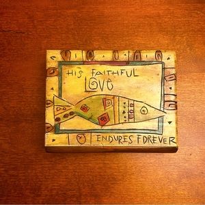 “Book” Box His Faithful Love Endures Forever